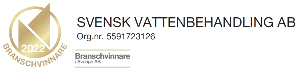 Svensk Vattenbehandling - Branschvinnare 2022